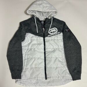 Vintage Ecko Unltd Men’s Medium Contrast Color Puffer Coat